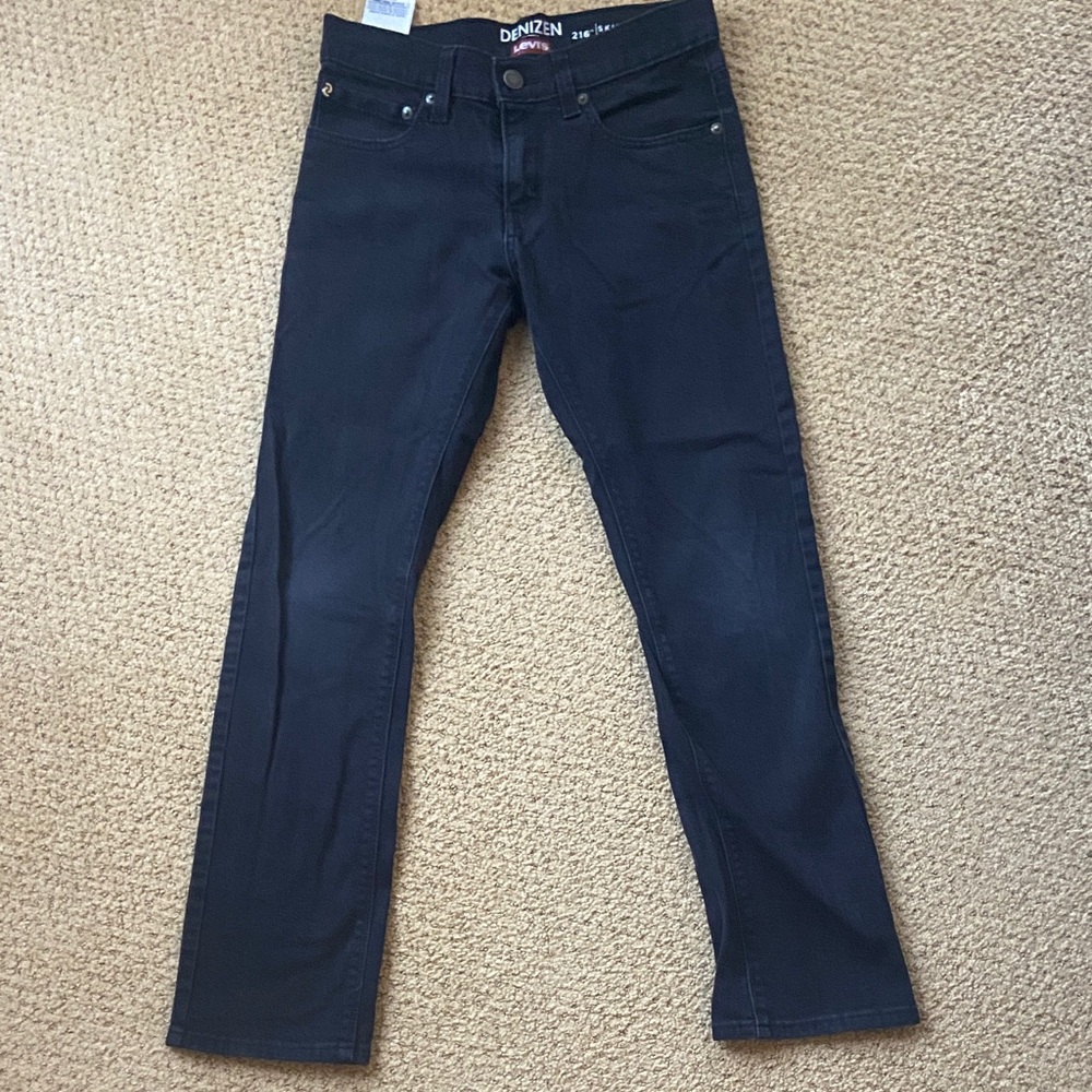 Denizen from Levi's Men's Dark Blue Slim Straight Jeans